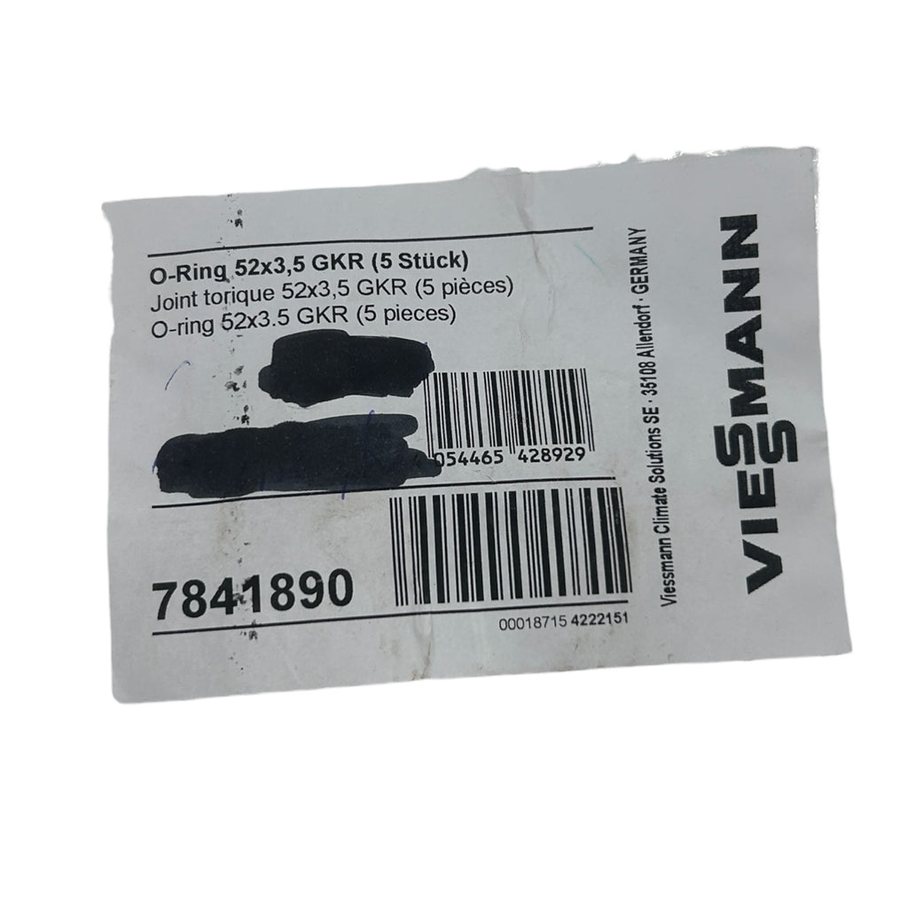 VIESSMANN Dichtung 7841890 GKR O-Ring 52x3,5mm (5 Stück)