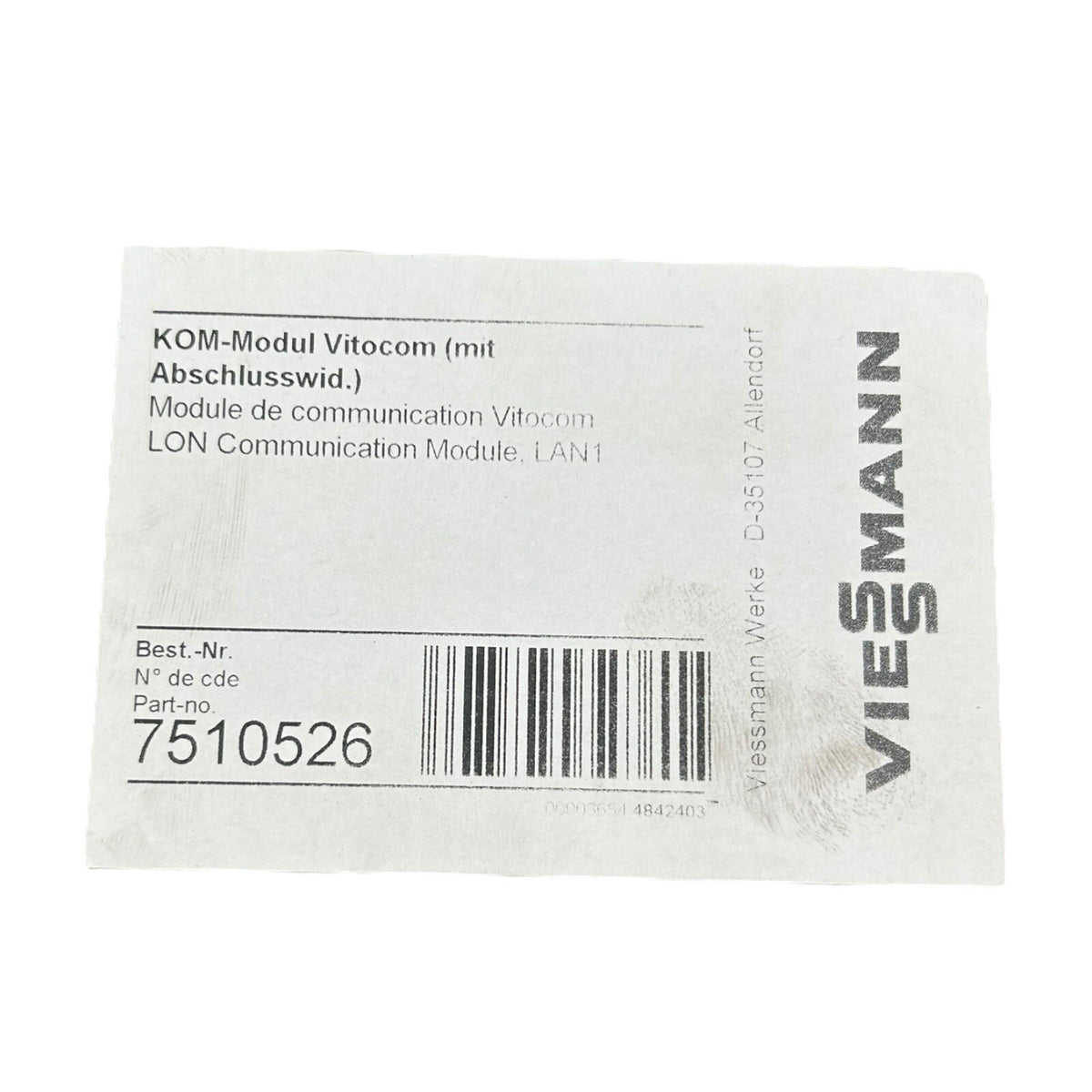 Viessmann Leiterplatte 7510526 KOM-Modul Vitocom (Abschlusswiderstand)