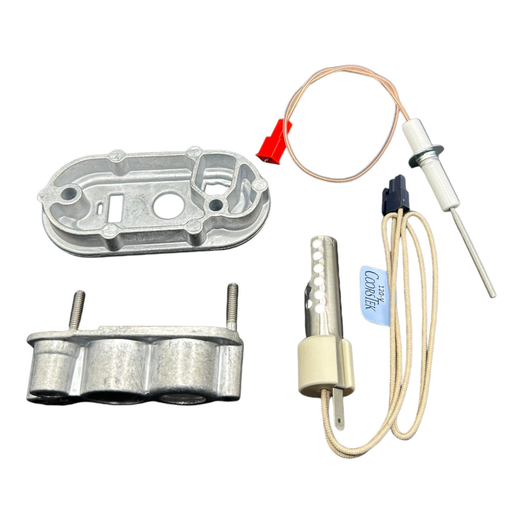 BOSCH Buderus Sieger Glühzünder/Elektrode Set Kpl. 15 45Kw Ersatzteil 7736700318