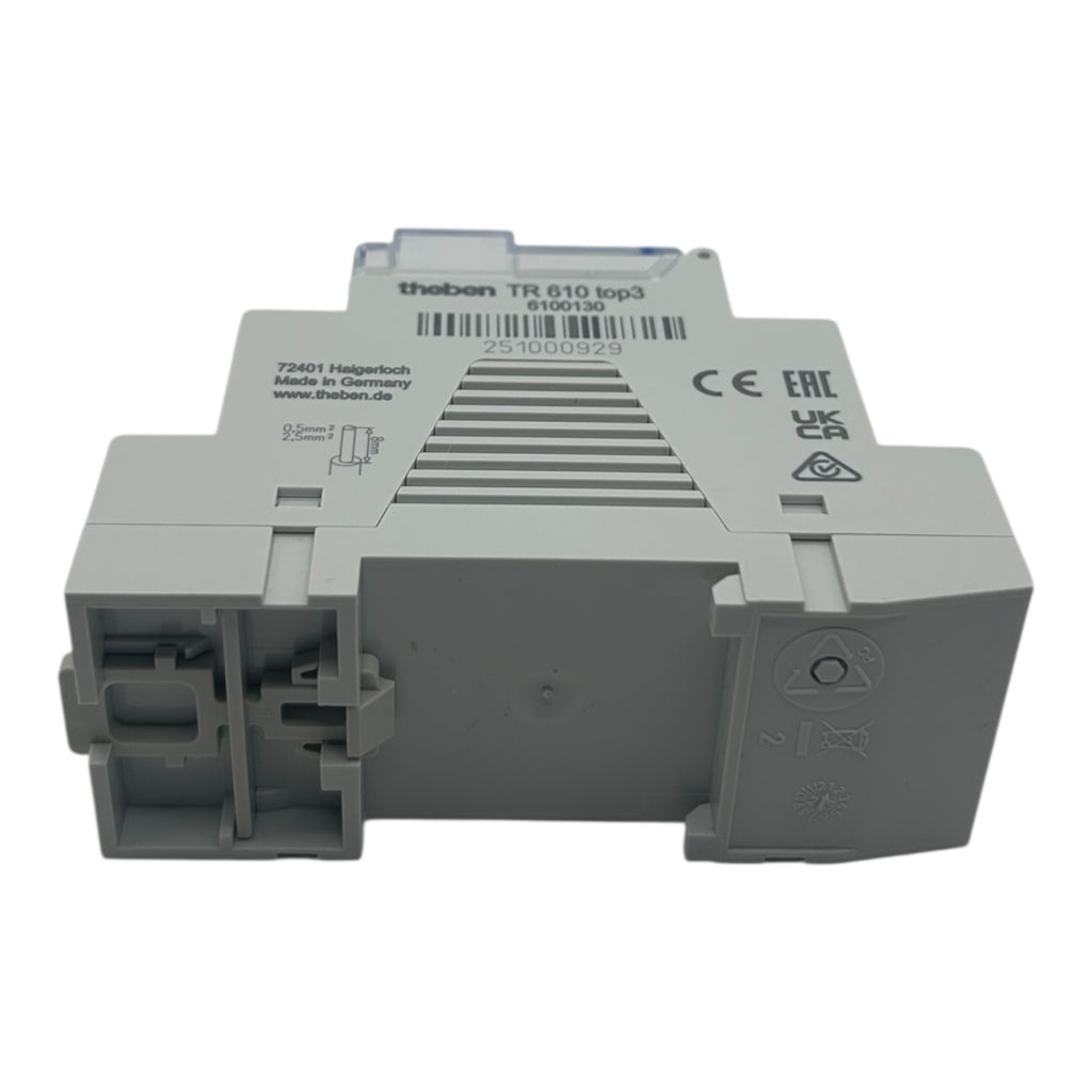 Theben 6100130 Zeitschaltuhr Digital TR610 TOP3 Display 1 Kanal Gangreserve
