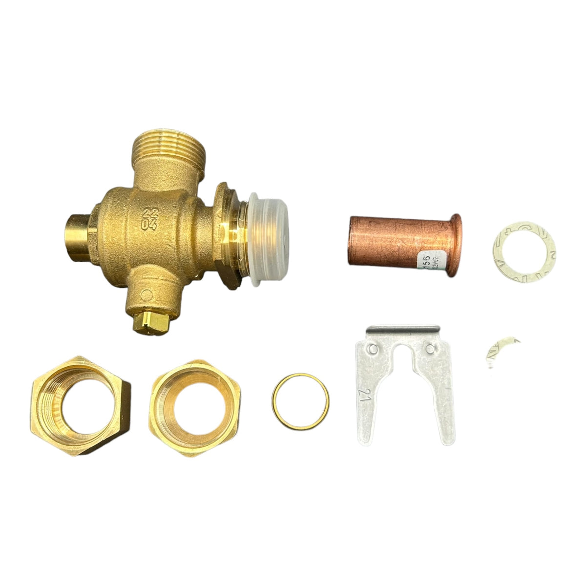Viessmann 7867329 Eckhahn G3/4-G3/4 Geeignet für Viessmann Wandgeräte Aufputz