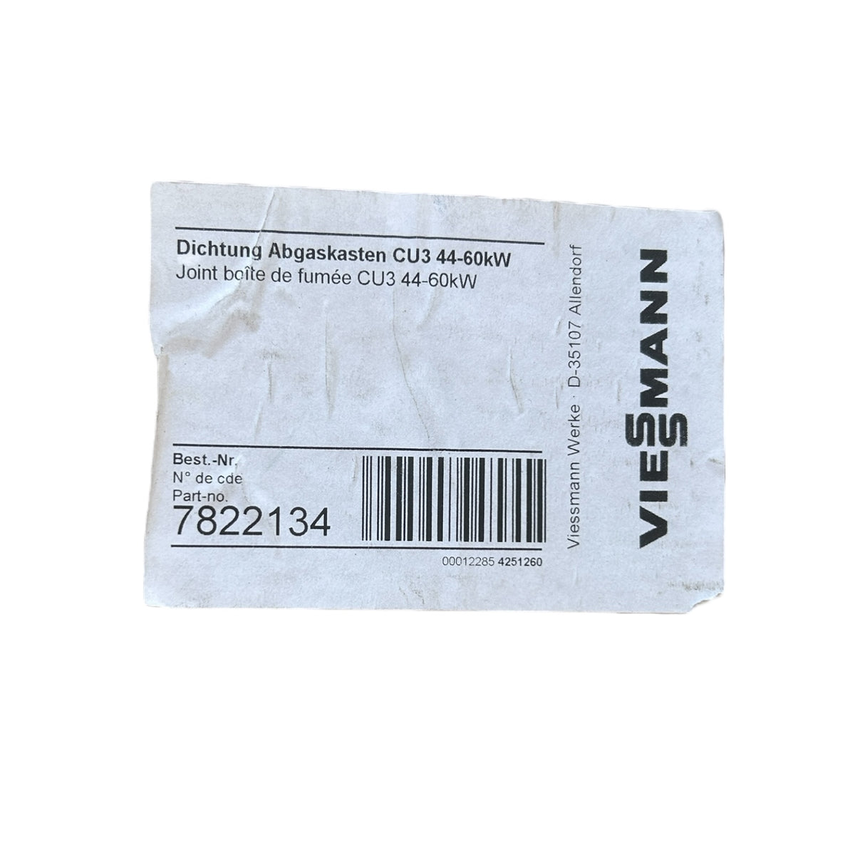 Viessmann Dichtung 7822314 Abgaskasten CU3 44-60kW