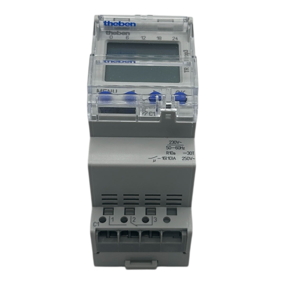 Theben 6100130 Zeitschaltuhr Digital TR610 TOP3 Display 1 Kanal Gangreserve
