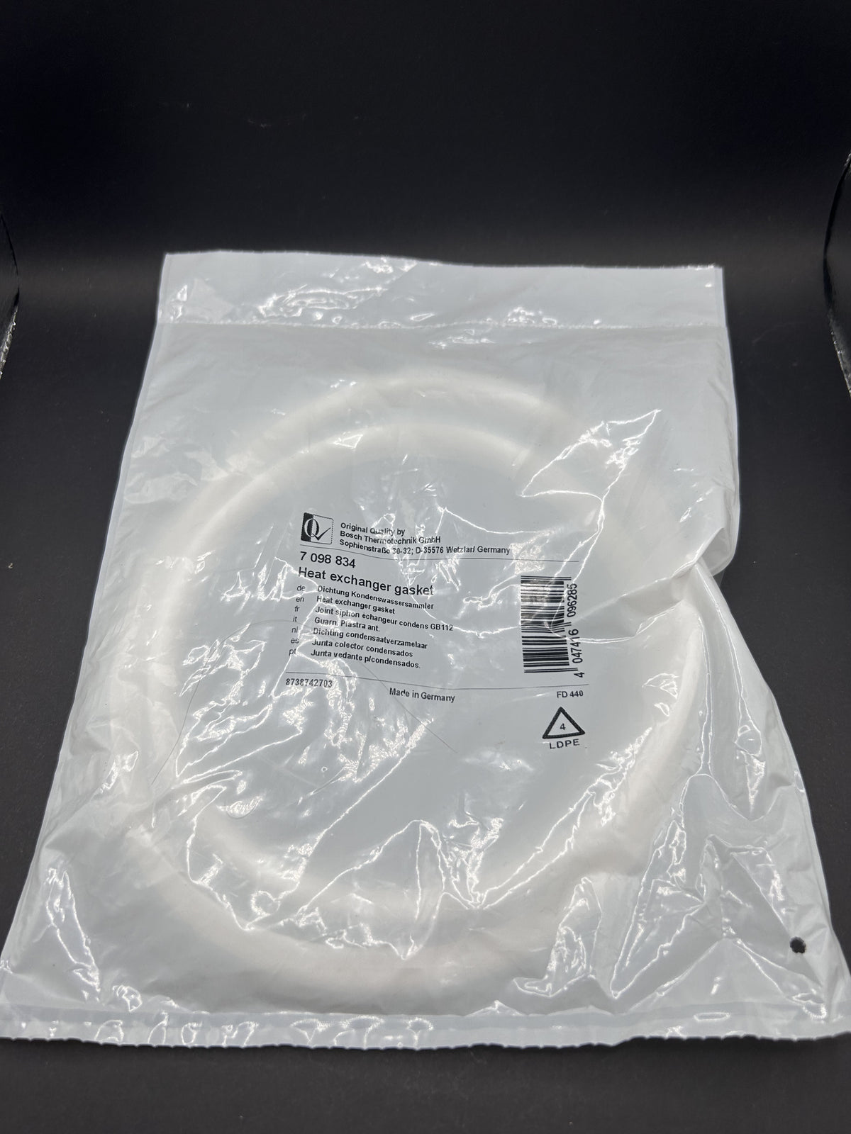 Bosch Buderus Sieger Dichtung 7098834 Kondenswasser, GB112 GB142 BK 11,