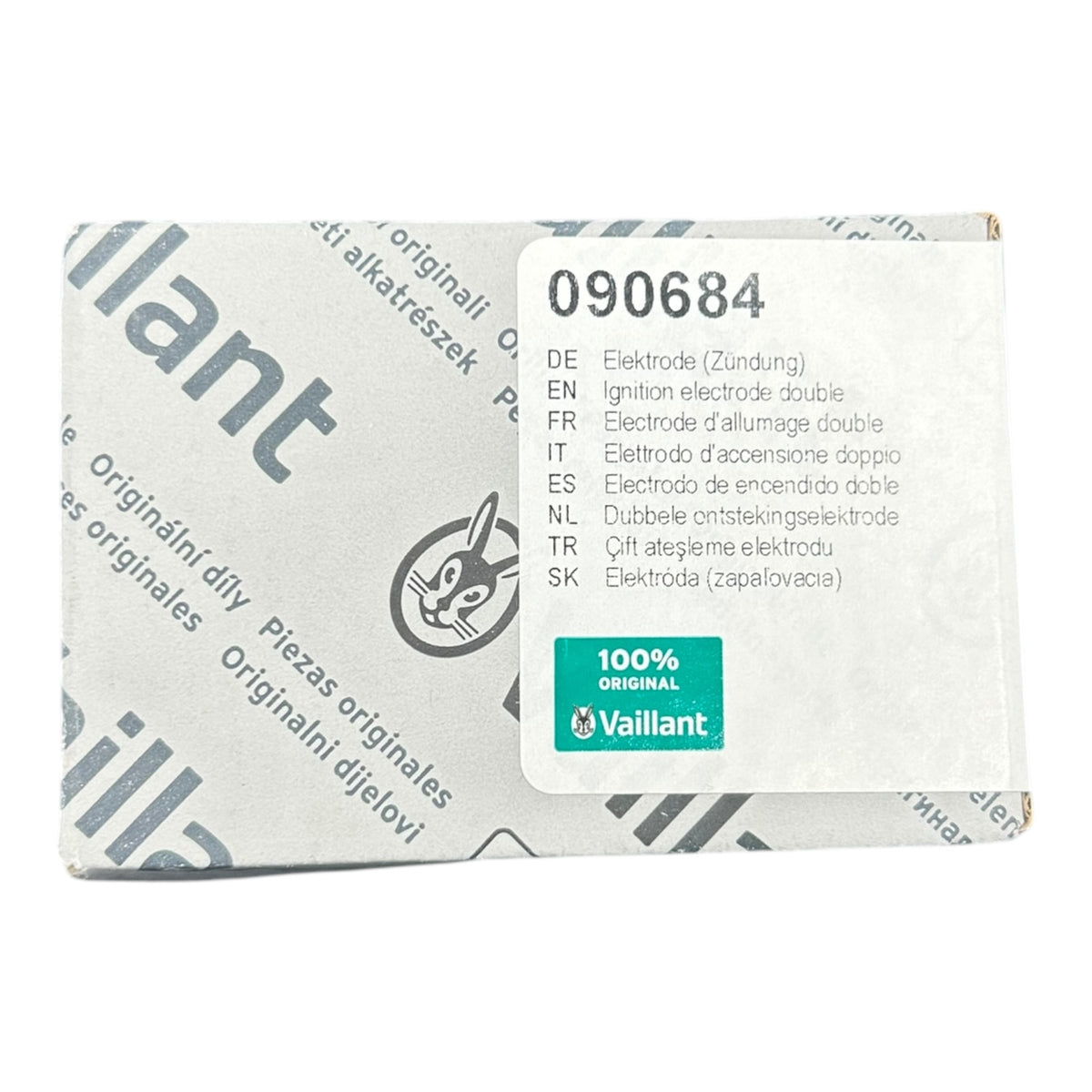 Vaillant Doppelzündelektrode 090684 für VC 64, 104, VC-W 184, 185, 194-254 E 09