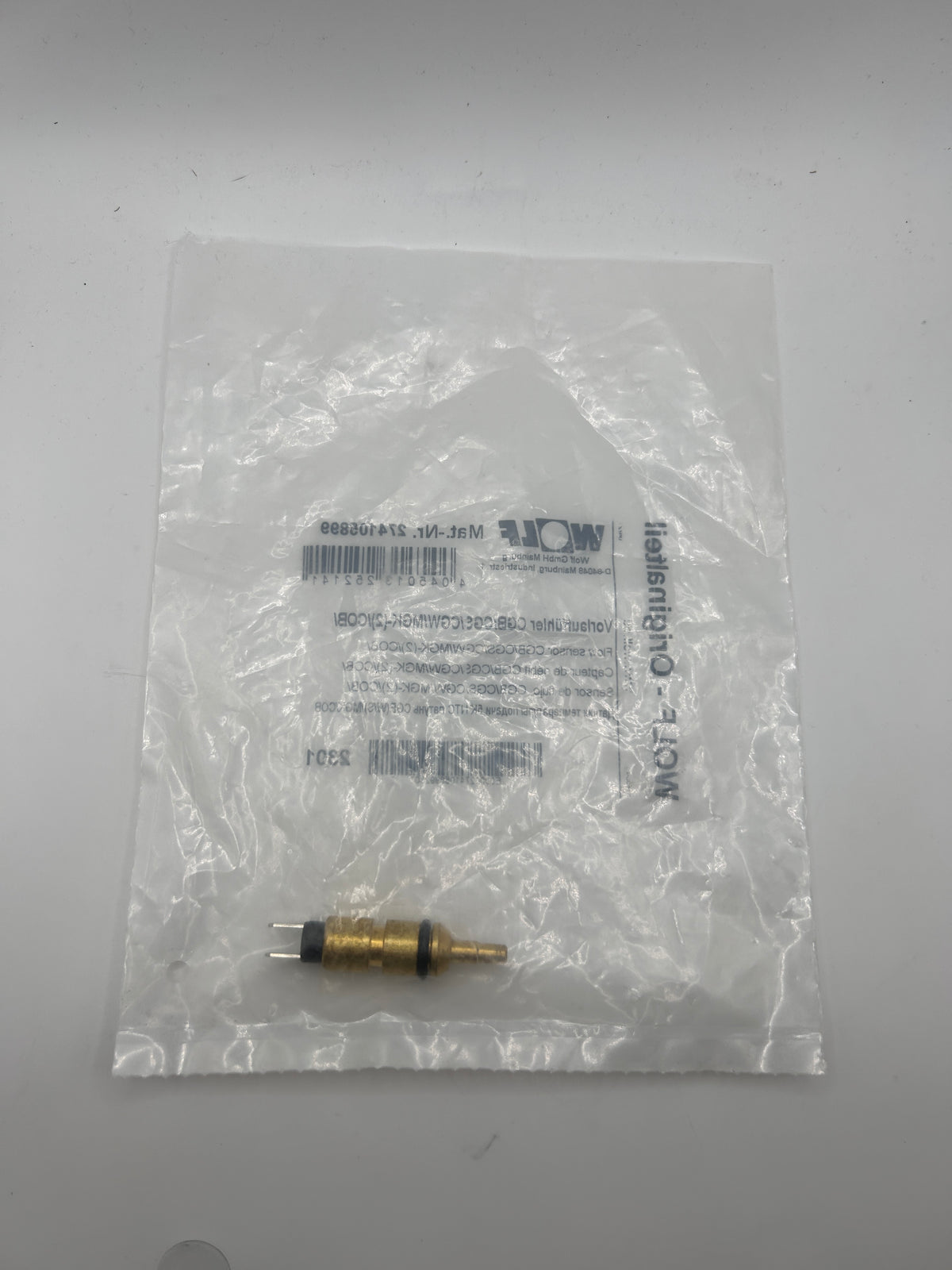 Wolf Vorlauffühler 274105899 CGB/CGS/CGW/MGK-(2)/COB/TOB, Rücklauffühler GU-2/GG