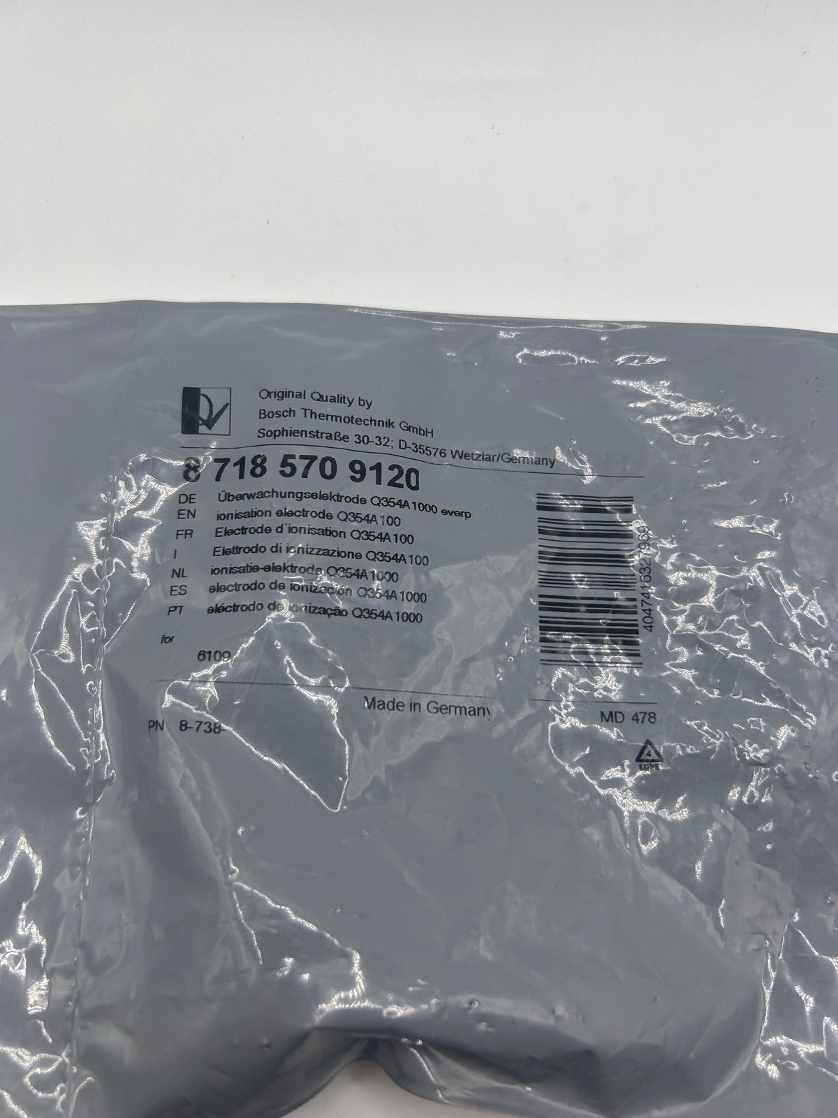 Buderus Sieger Überwachungselektrode Ionisationselektrode für AE204E 87185709120