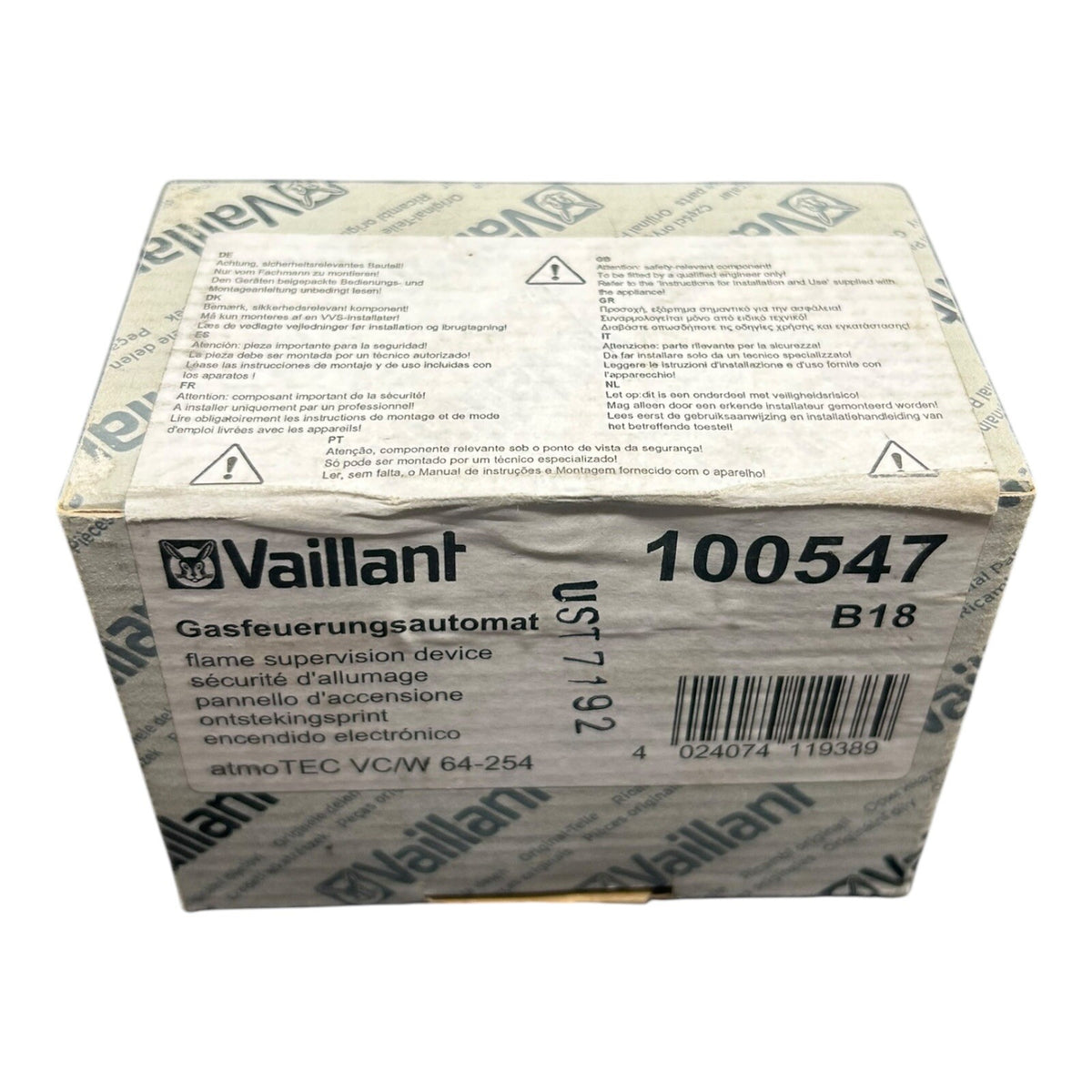 Vaillant Gasfeuerungsautomat 100547 | 100588 für atmoTEC VC/VCW 64-254 XE-C