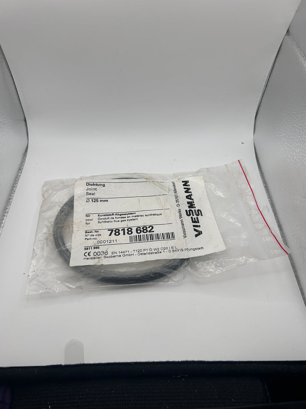 Viessmann Lippendichtung System D125 schwarz 7818682