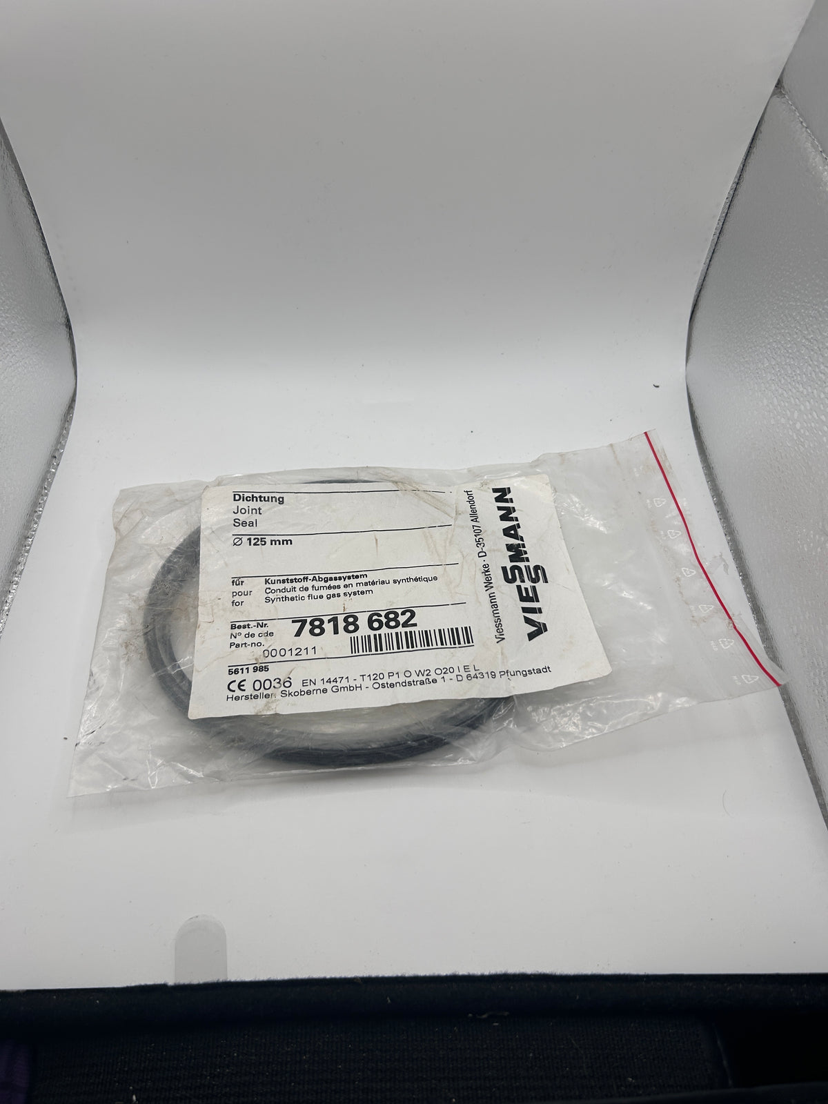 Viessmann Lippendichtung System D125 schwarz 7818682