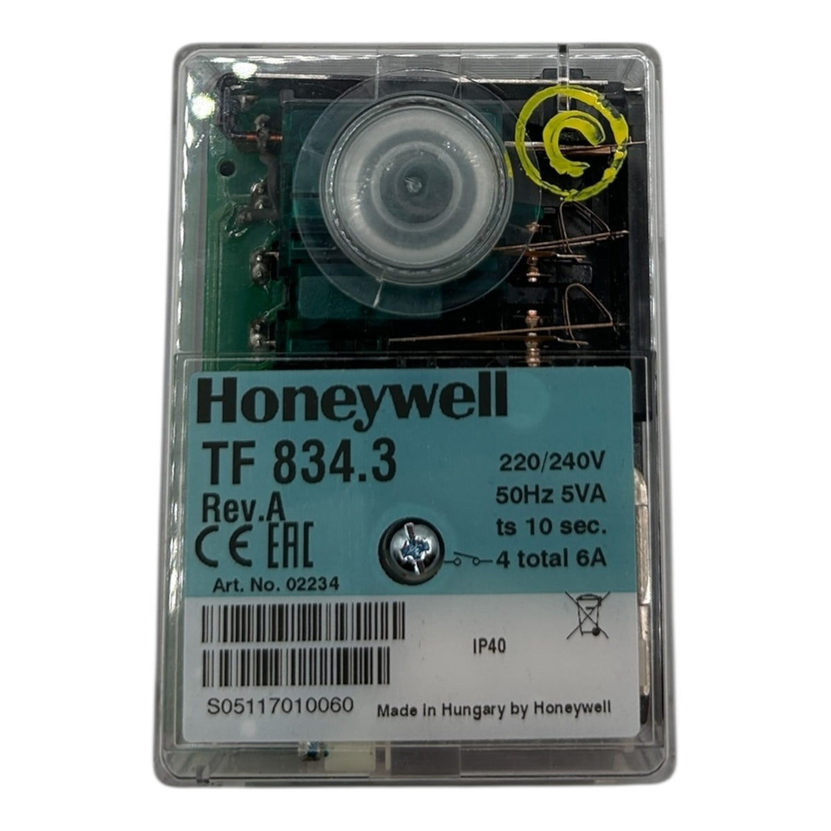 Honeywell 02234U Satronic by TF 834.3 Feuerungsautomat