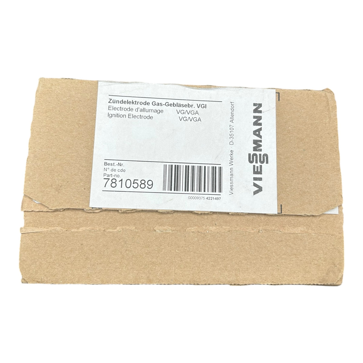 VIESSMANN Zündelektrode 7810589 Gas-Gebläsebr. VGI für Unit Gas-Gebläsebrenner
