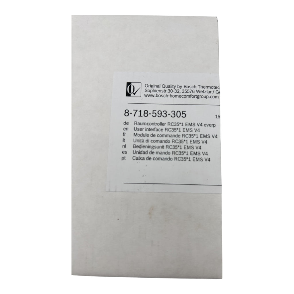 Buderus Regelung Raumcontroller Bedieneinheit RC35*1 EMS V4 8718593305