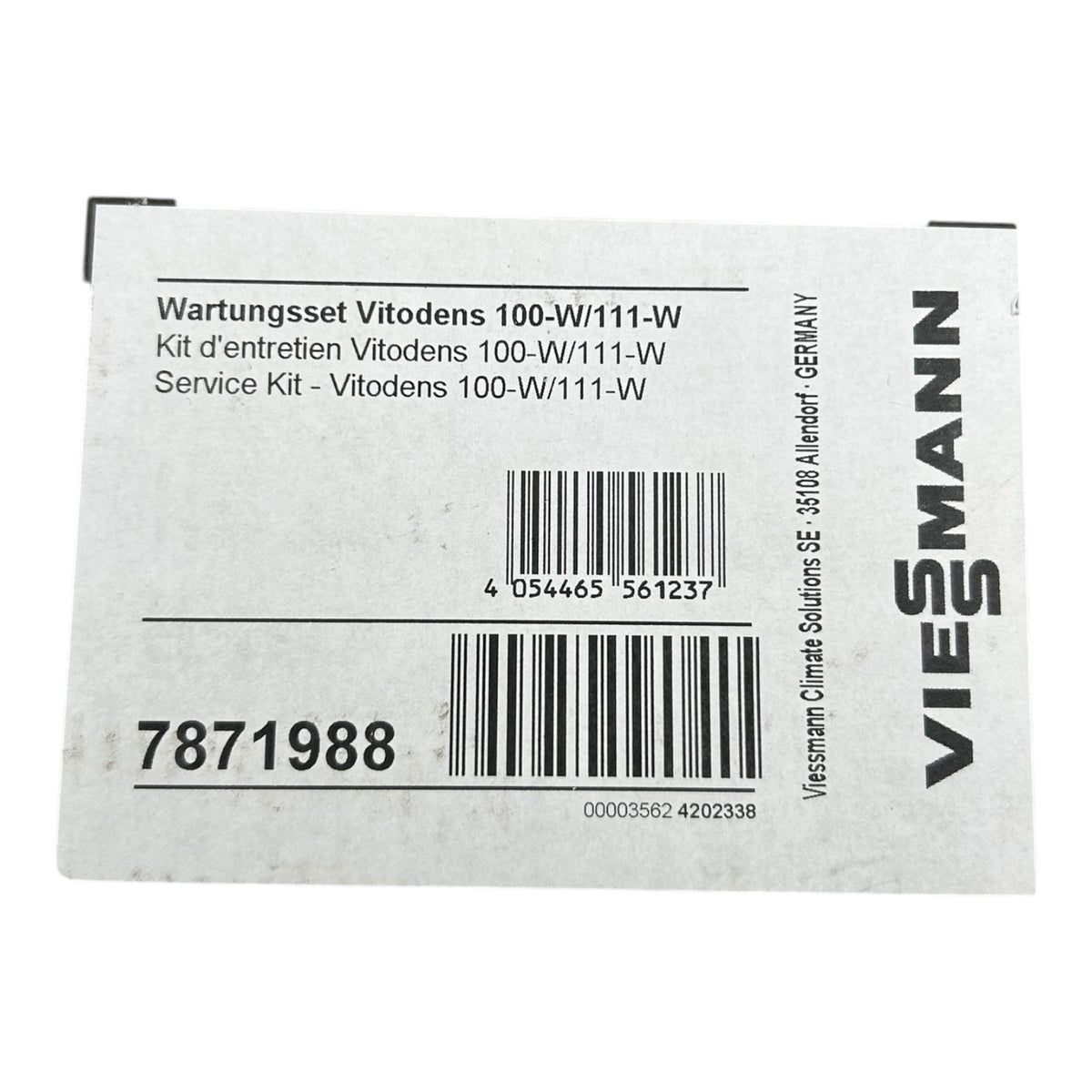 NEU Viessmann 7871988 Wartungsset Vitodens 100-W/111-W OVP geöffnet