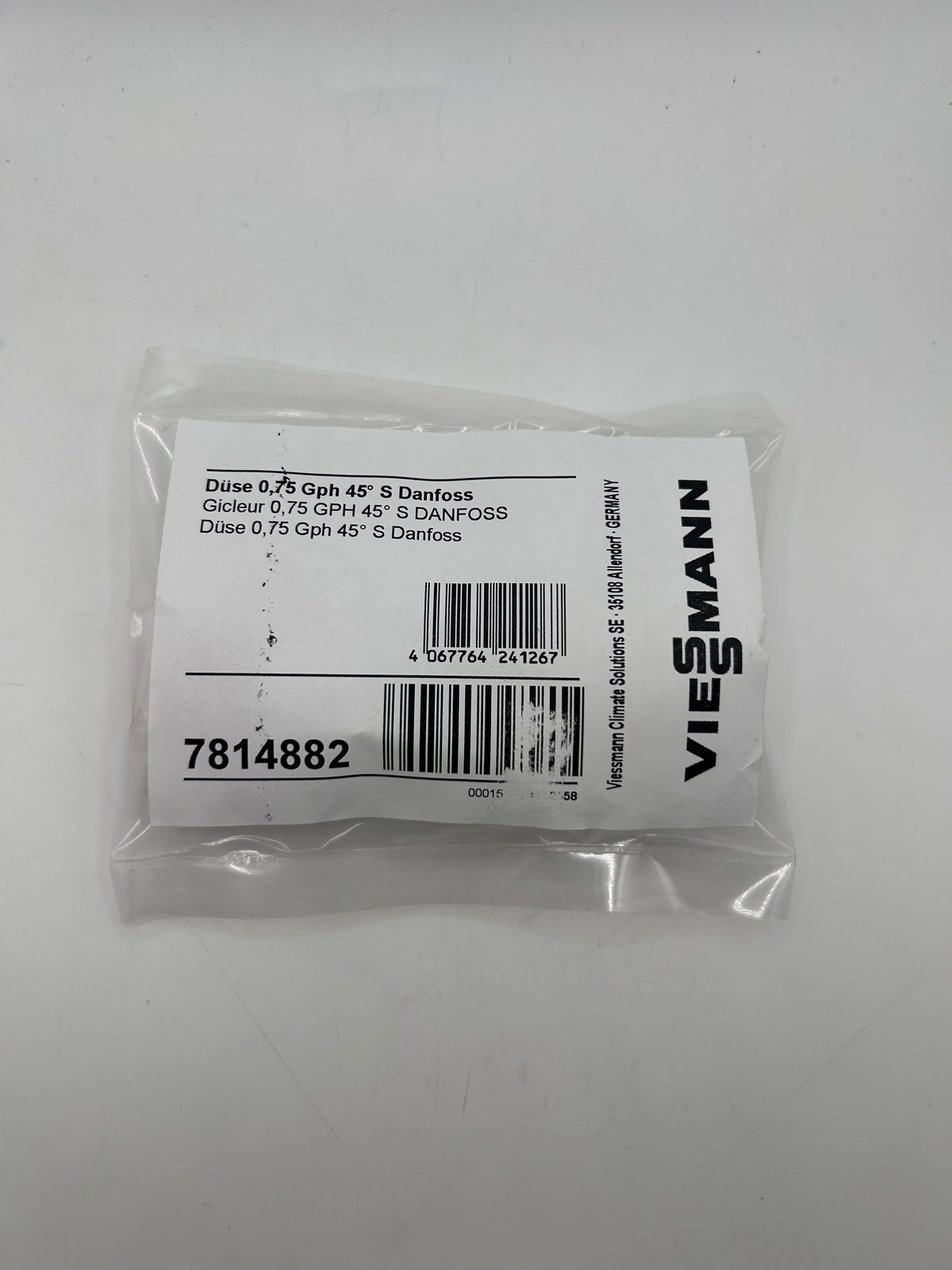 Danfoss 7814882 Viessmann Ölbrennerdüse 0,75 Gph 45° S -