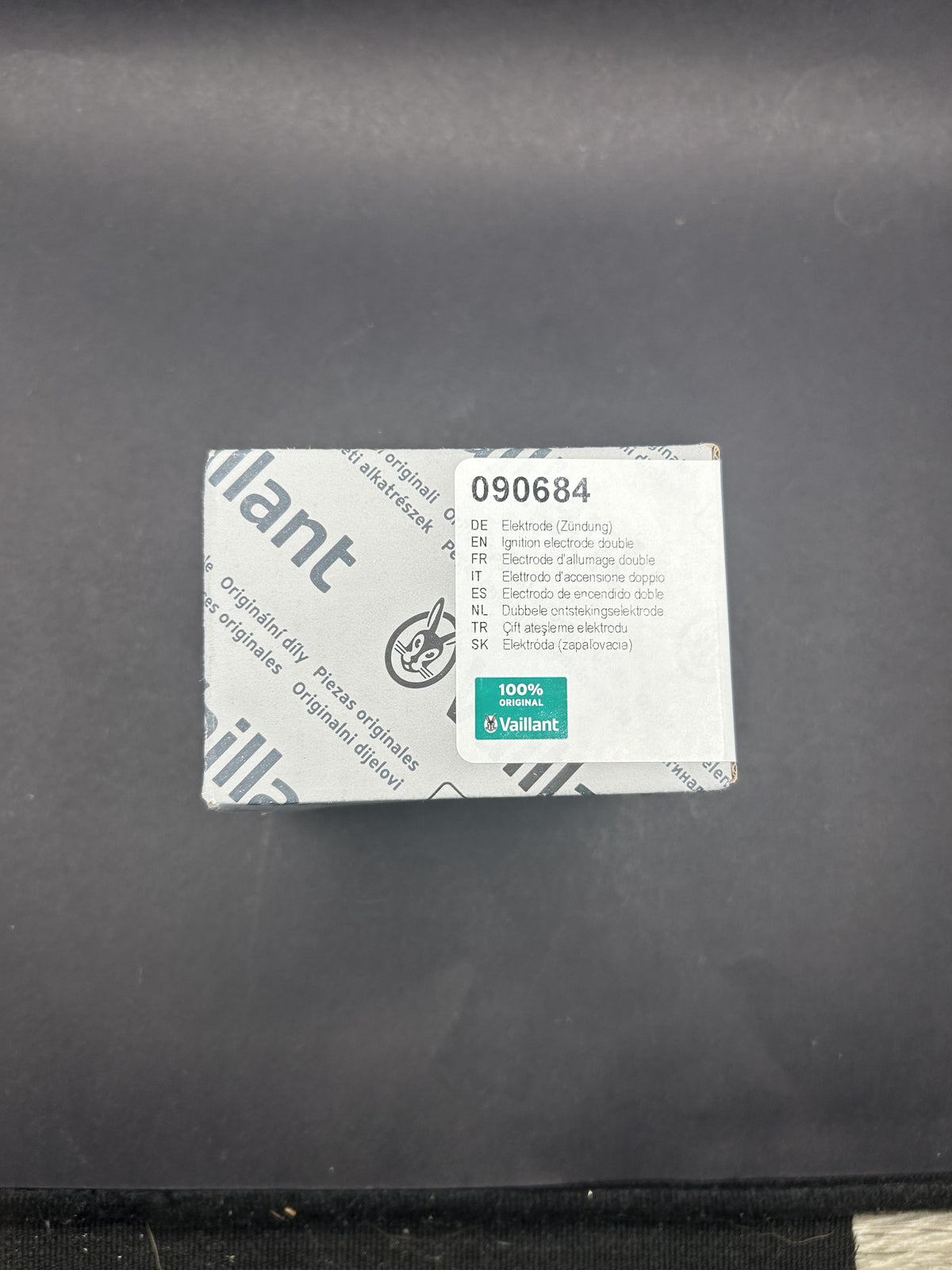 Vaillant Doppelzündelektrode 090684 für VC 64, 104, VC-W 184, 185, 194-254 E 09