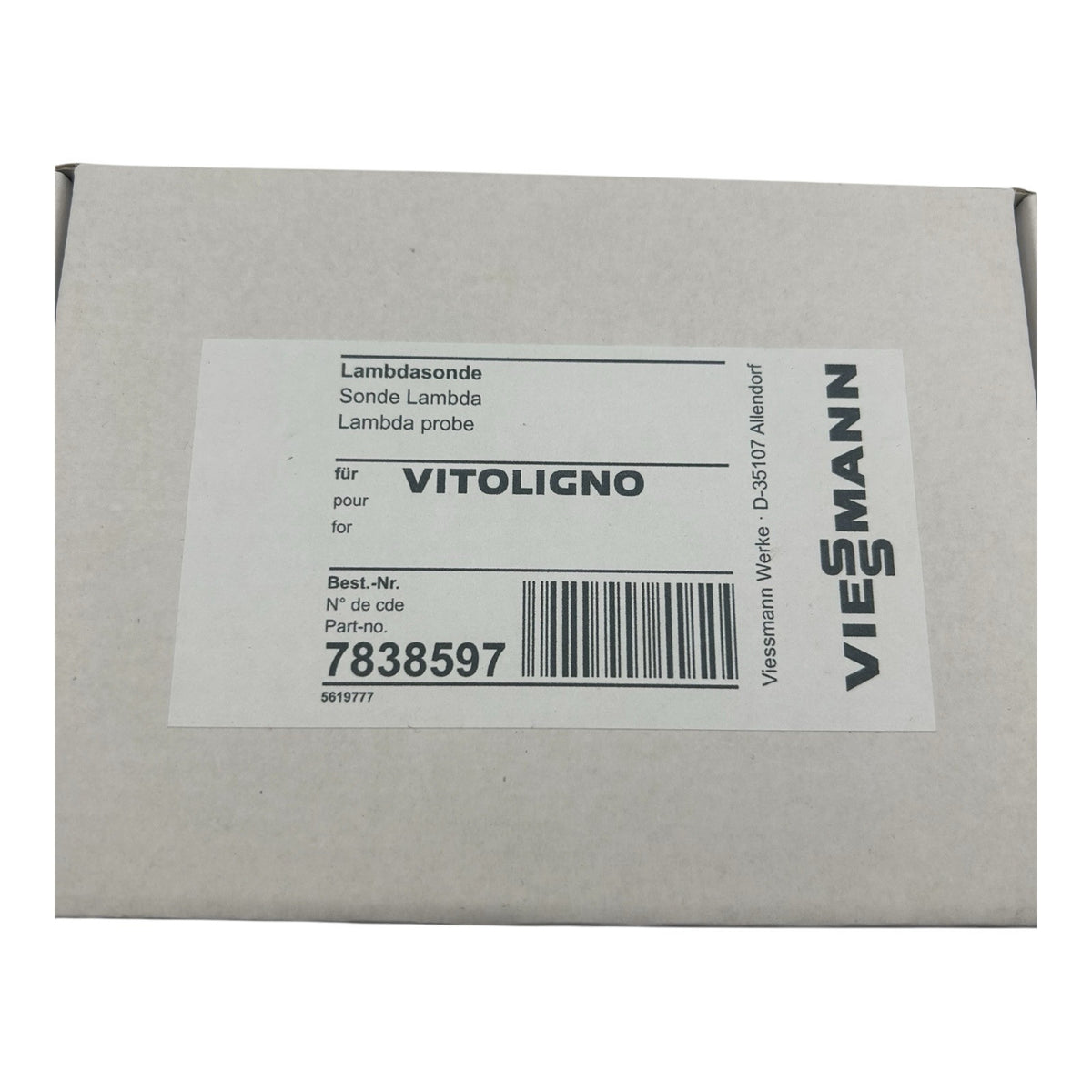 Viessmann Lambdasonde 7838597 NGK Typ OZAS-S1 ersetzt 7836783
