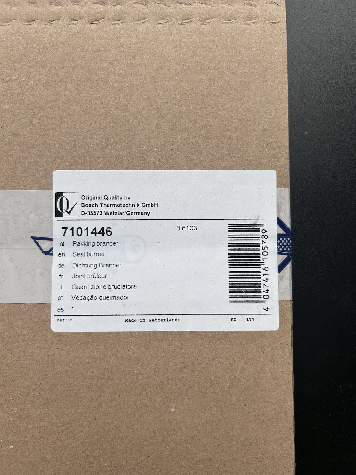 Buderus Sieger Brennerdichtung Dichtung Brenner 7101446 GB162-50-100 GB202 62-95