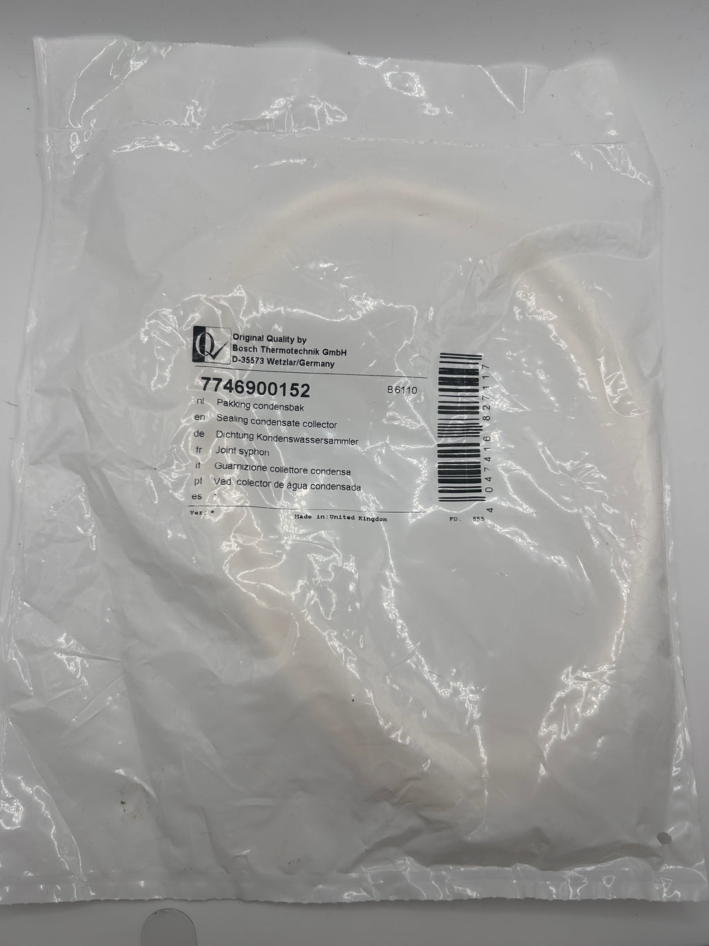 Buderus Sieger Dichtung 7746900152 JG120- Kondensatwassersammler Nr7746900152