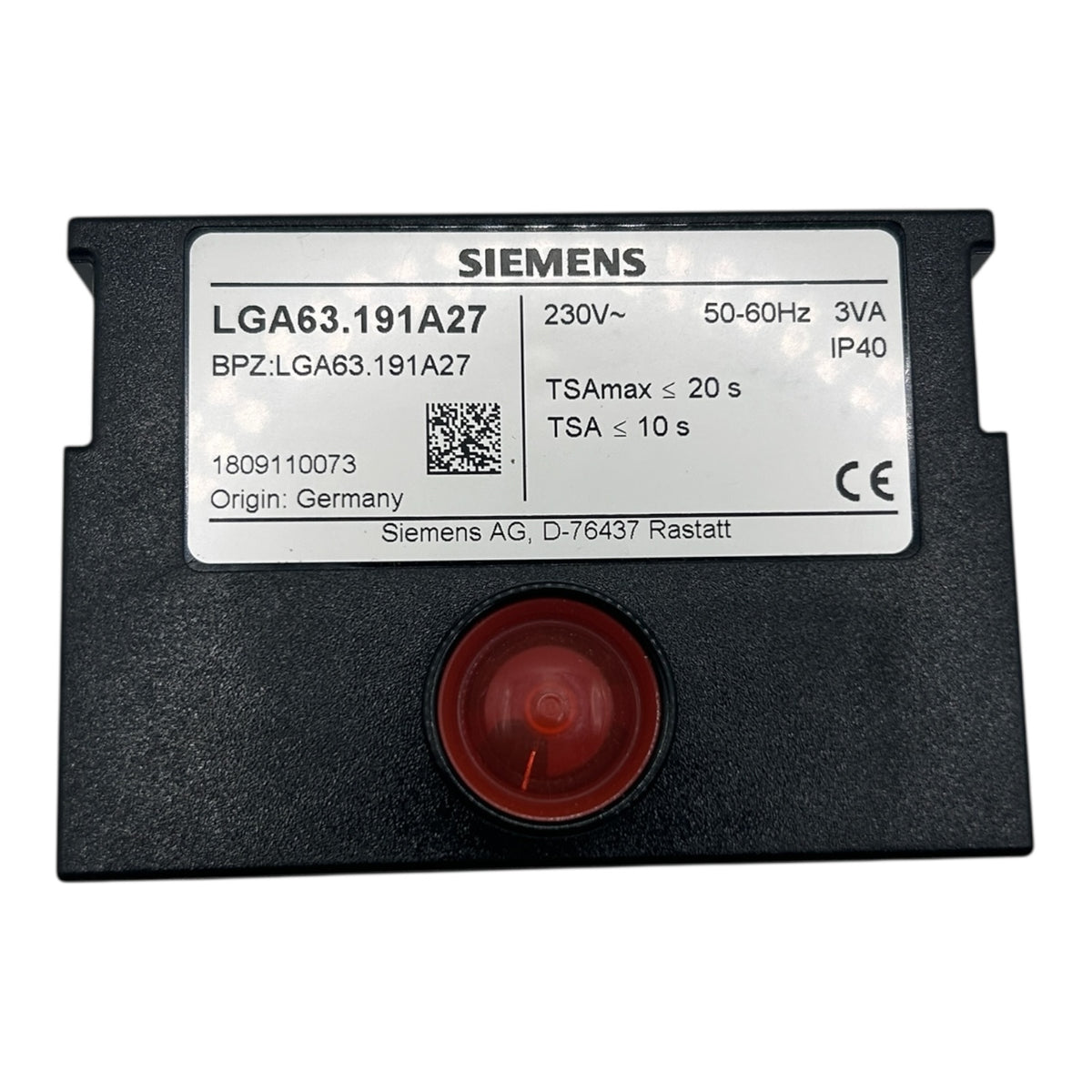 Buderus Gasfeuerungsautomat 8718573621 LGA 63.191 A27 für G124L-324L G124-234X |