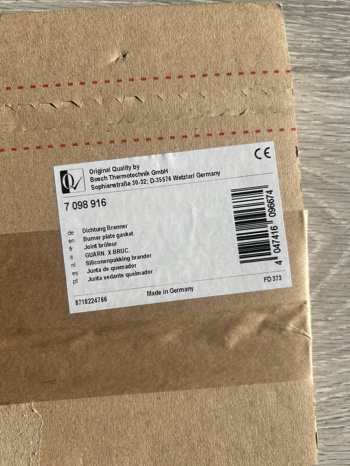 Bosch Buderus Sieger Brennerdichtung 7098916 Ersatzteil Nr.: GB112/GB142 15-30