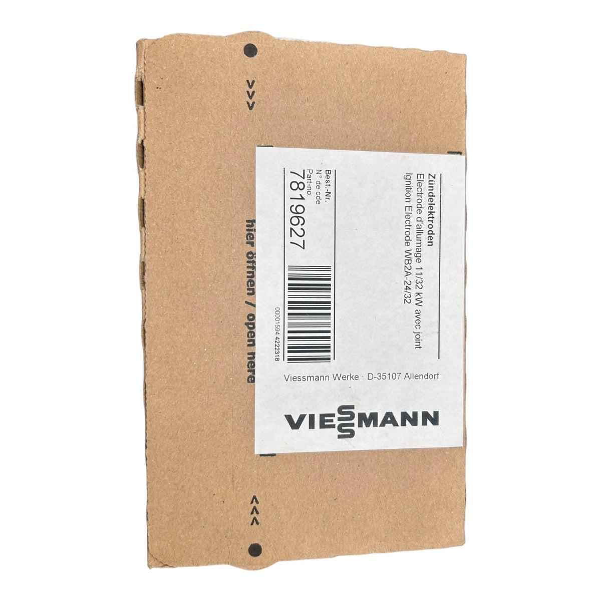 Zündelektrode passend für Viessmann Vitodens 200, 300 Ref.Nr.: 7819627