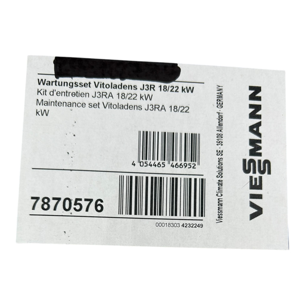 Viessmann Wartungsset 7870576 Vitoladens J3RA 18/22 kW