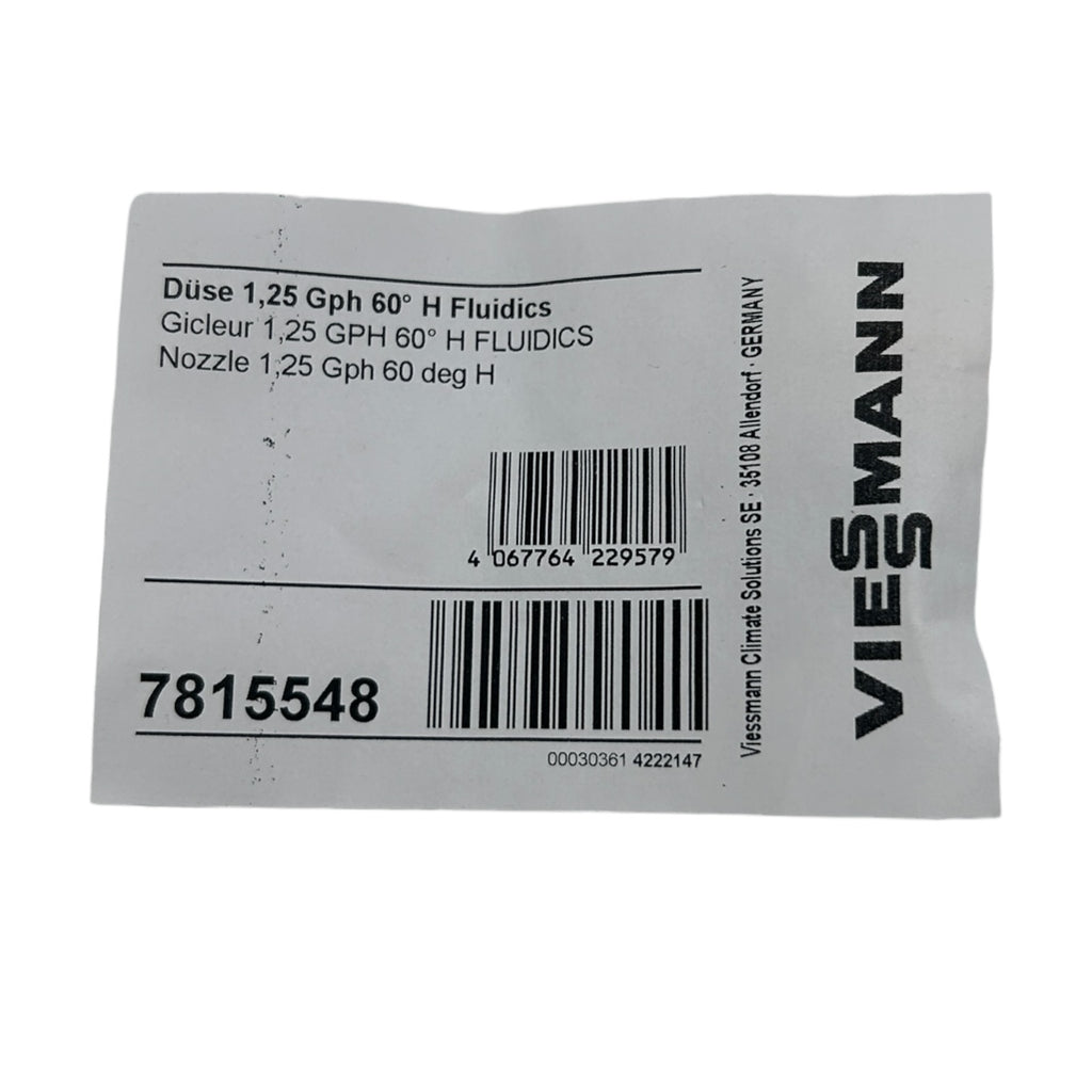 Viesmann 7815548 VIESSMANN Düse 1,25 Gph 60° H Fluidics