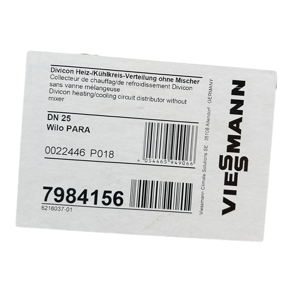Viessmann 7984156 Diviconr DN25 Wilo Para Heiz-/Kühlkreis-Verteilung ohne Mische