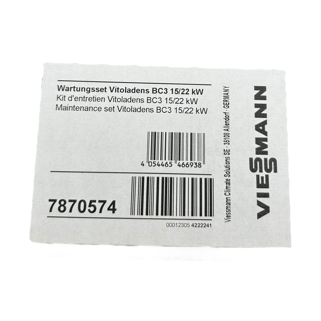 Wartungsset original Viessmann Vitoladens BC3 15/22 kW 7870574