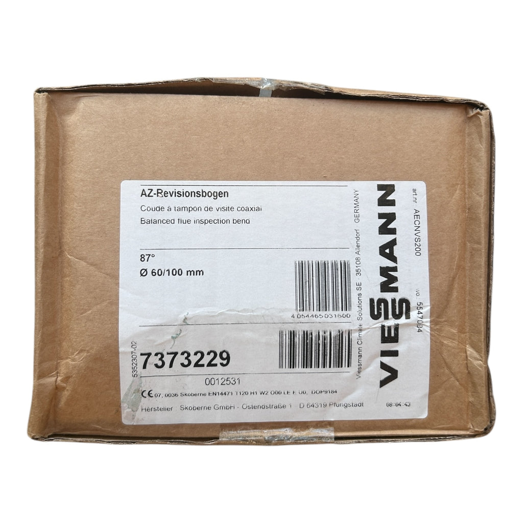 Viessmann 7373229 AZ-Revisions-Bogen 87° D=60/100 oder Skoberne Condens Blue