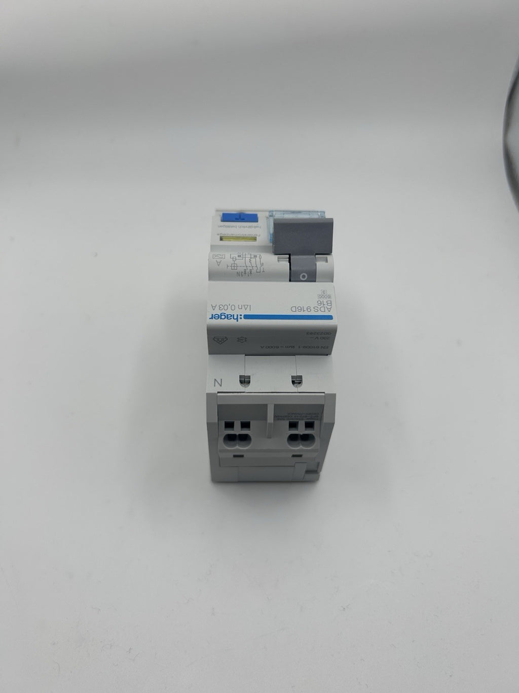 HAGER ADS916D FI/LS-Schalter B16-0,03A 1P+N (B16A)
