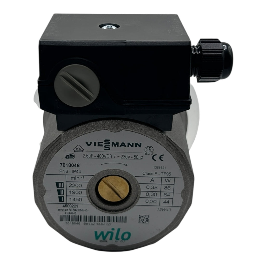 Viessmann Umwälzpumpenmotor 7818046 W-HE SCA 7874716 Umwälzpumpe ersetzt 7818045