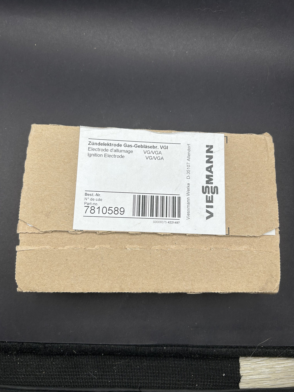 VIESSMANN Zündelektrode 7810589 Gas-Gebläsebr. VGI für Unit Gas-Gebläsebrenner