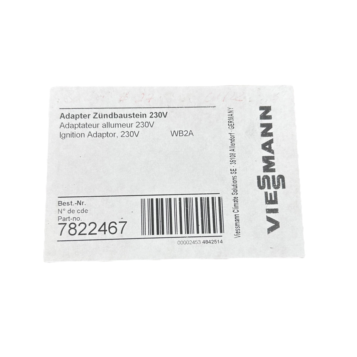 Zündtrafo Viessmann 7822467 Zündeinrichtung Vitodens 300 DCZ 2/24 7819975 Trafo