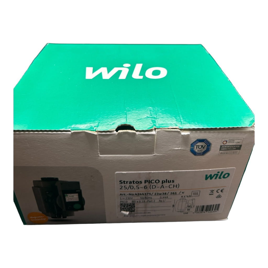 Wilo Nassläufer-Hocheffizienzpumpe Stratos PICO plus 25/0,5-6, G11/2,40W 4244375