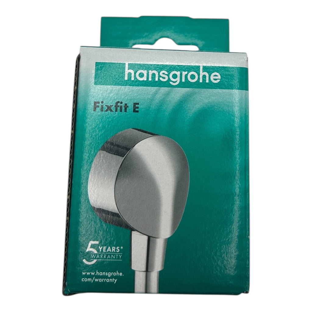 Grohe 27454000 hansgrohe Fixfit E Schlauchanschluss, Wandanschlussbogen,