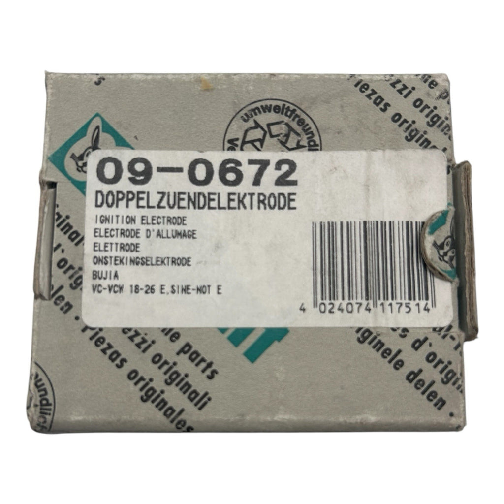 Vaillant Doppelzündelektrode 090672 09-0672 VC-VCW 18-26 E SINE-MCT E