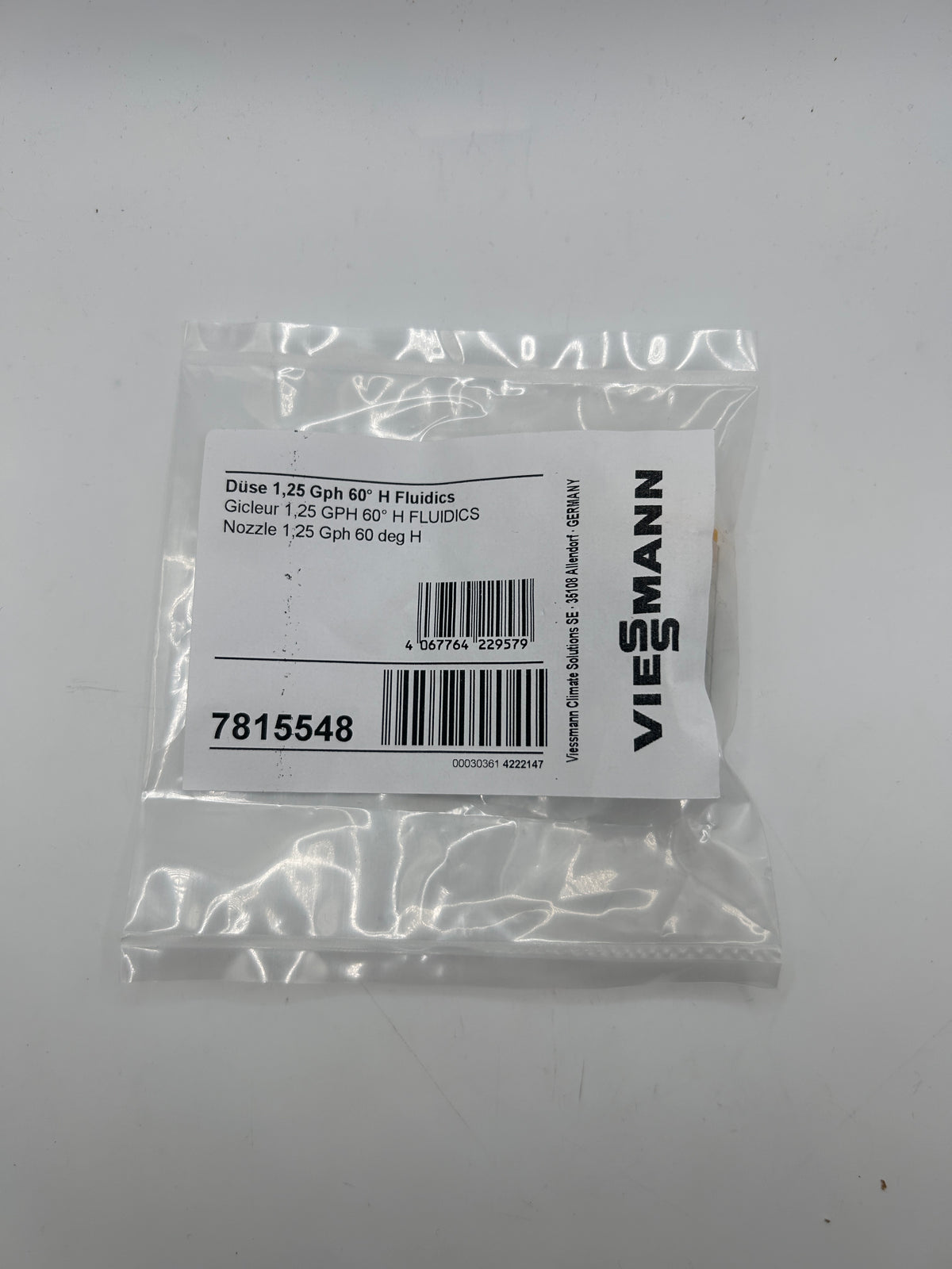 Viesmann 7815548 VIESSMANN Düse 1,25 Gph 60° H Fluidics