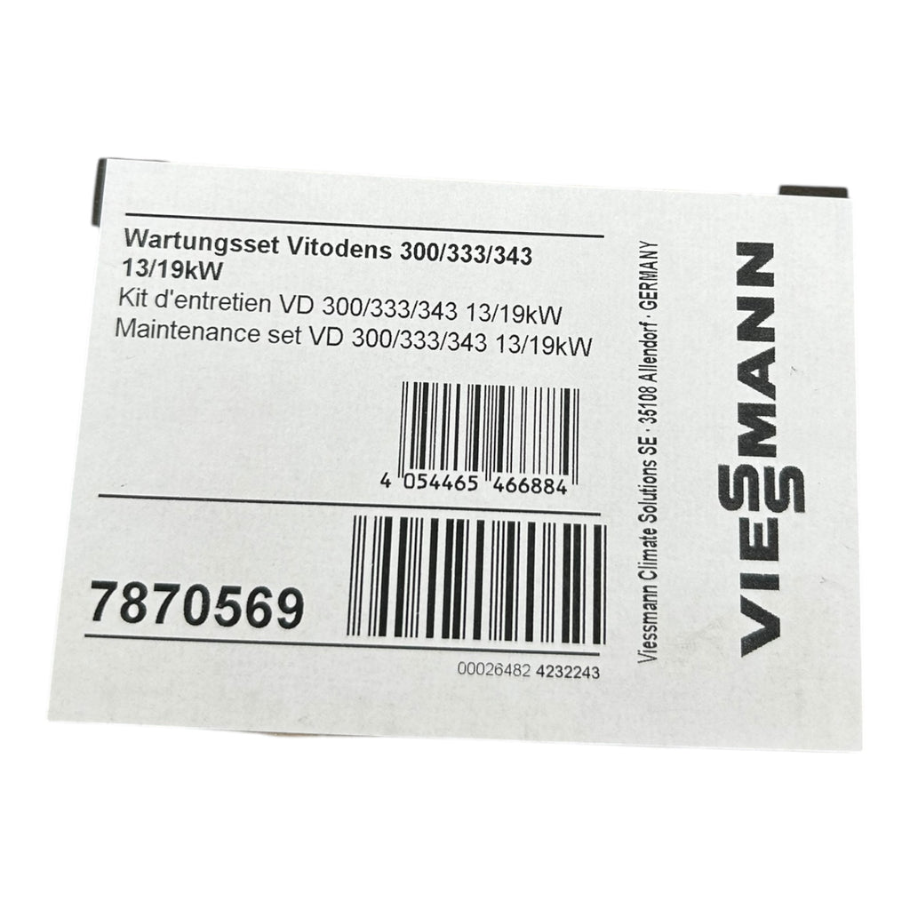 Wartungsset Viessmann 7870569 div. Vitodens 300/333/343 13/19 kW Zündelektrode geöffnet