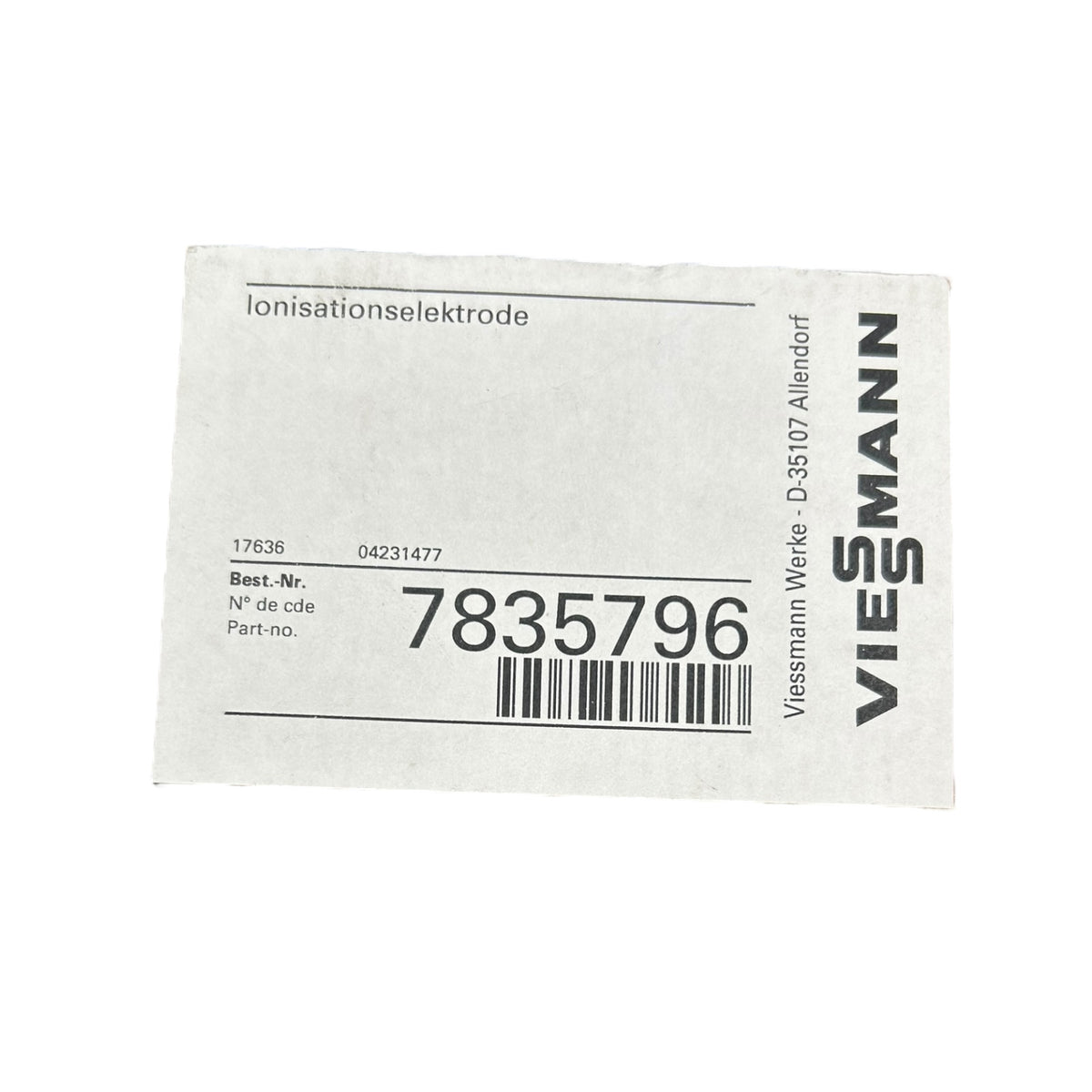 Ionisationselektrode für Viessmann 7835796 Diverse Vitodens 300-W/333-F/343-F