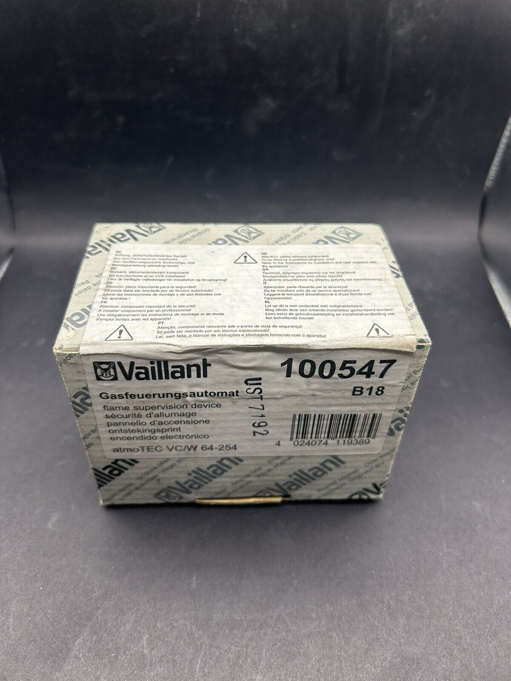 Vaillant Gasfeuerungsautomat 100547 | 100588 für atmoTEC VC/VCW 64-254 XE-C