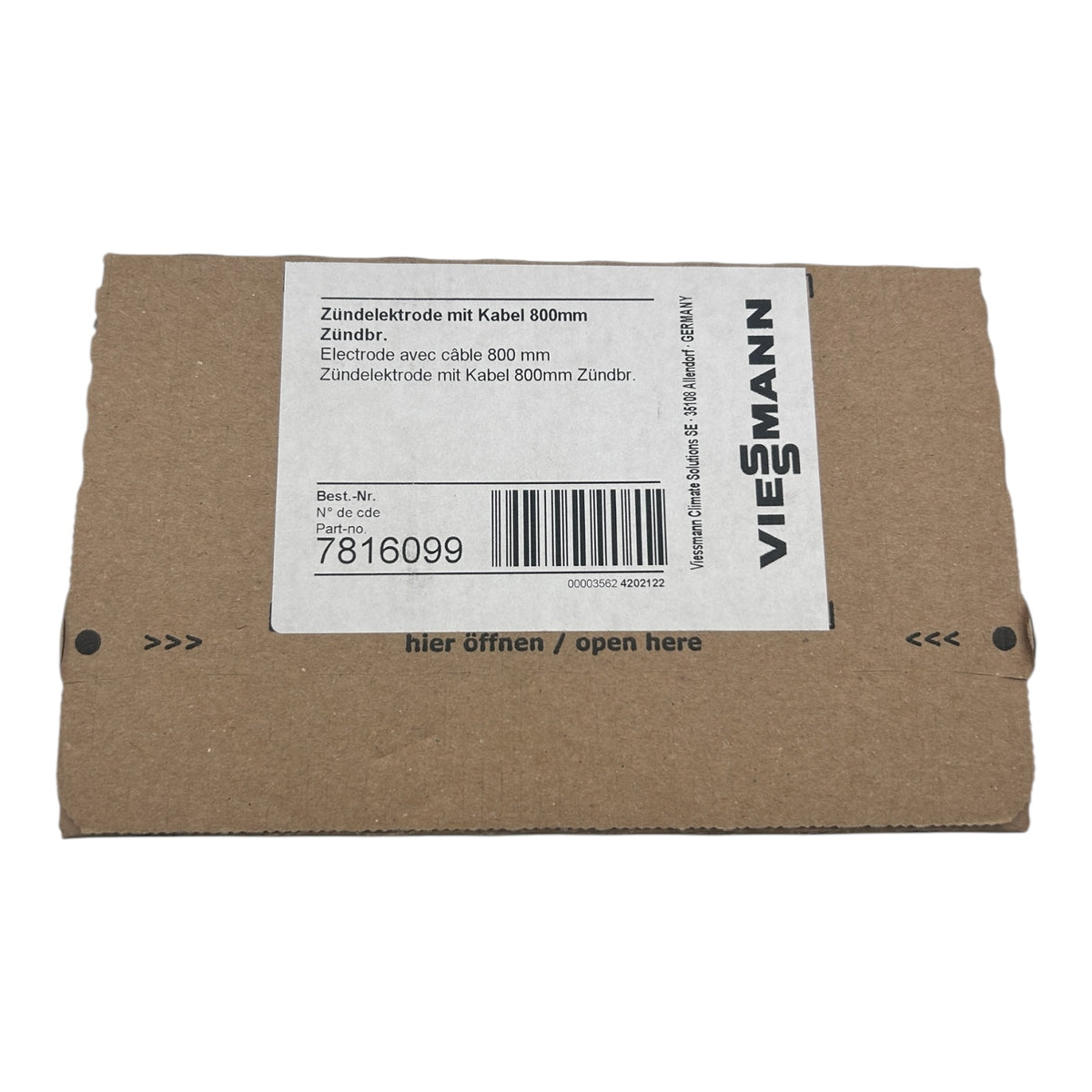Viessmann Zündelektrode mit Leitung 800 mm lang Elektrode Gasola 7816099