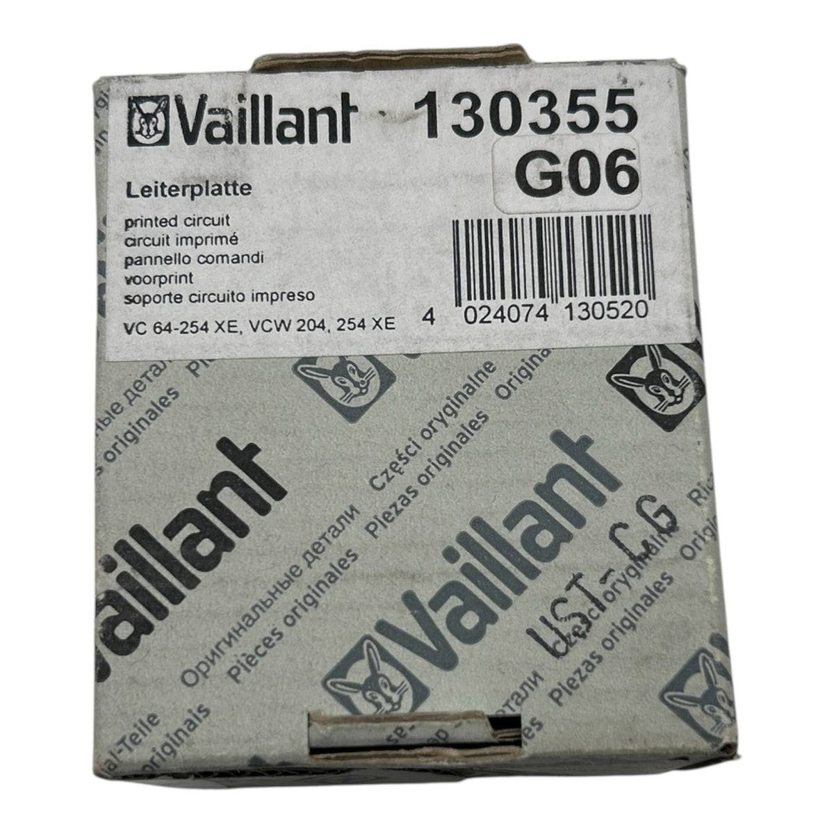 Vaillant Leiterplatte 130355 für VCW 204/ 254 XE Abgassensor Heizung Platine