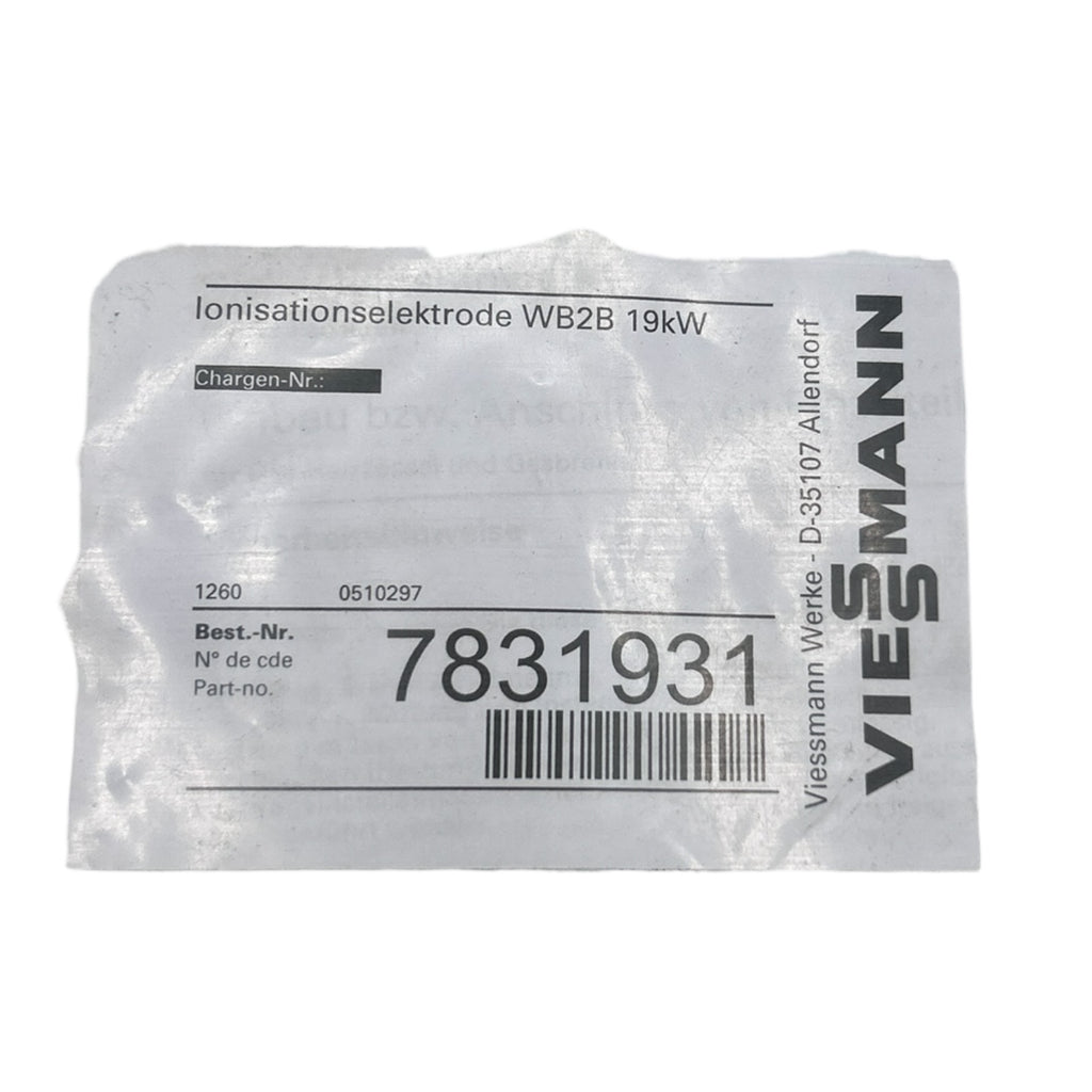 Viessmann Ionisationselektrode 7831931 für Vitodens 19 kW ab 2007 Viesmann