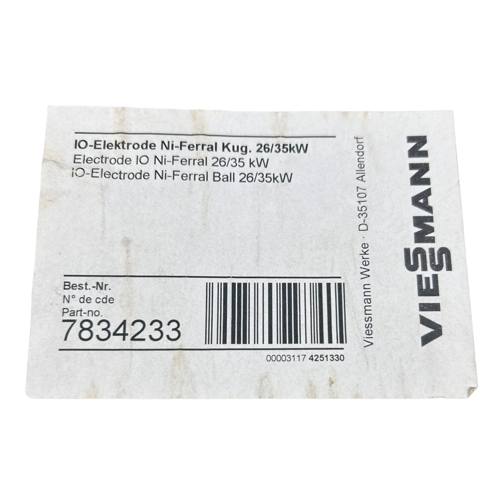 Ionisationselektrode für Viessmann Vitodens 300 ab 2007 | 7834233 ers. 7826505