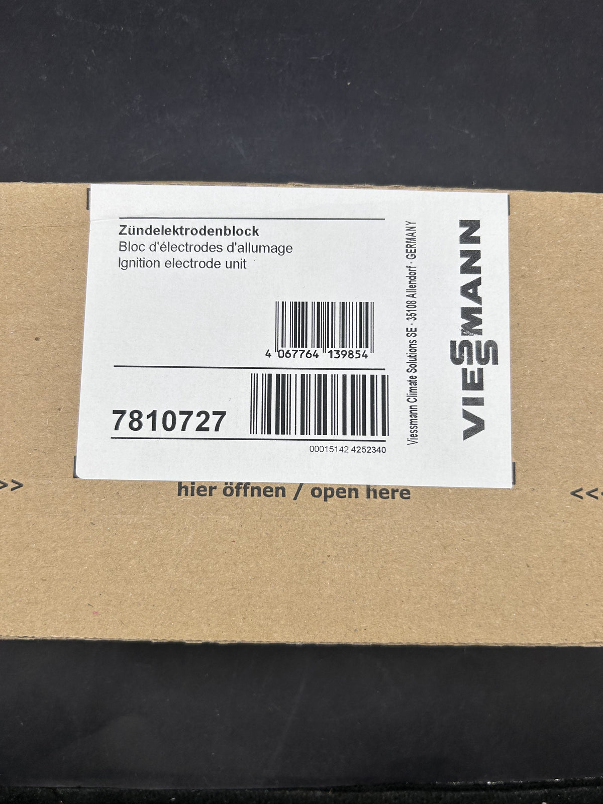 Viessmann Doppelzündelektrode 7810727 für Vitoflame200, Caloflame200, Bluetwin (