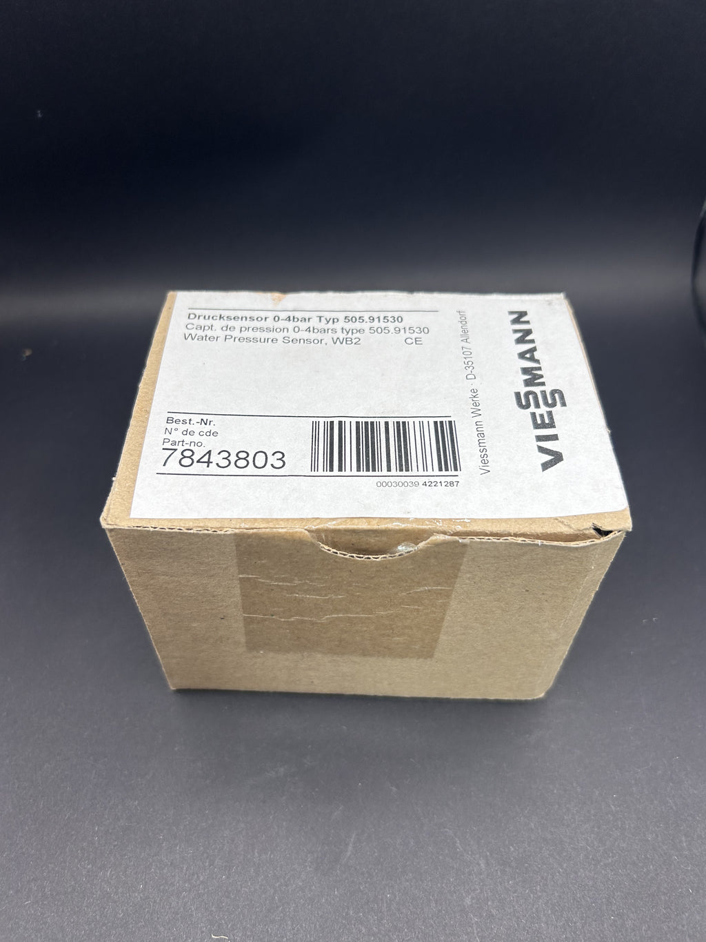 Viessmann Drucksensor 7843803 0-4bar Vitodens 200 Condutherm ersetzt 7818058