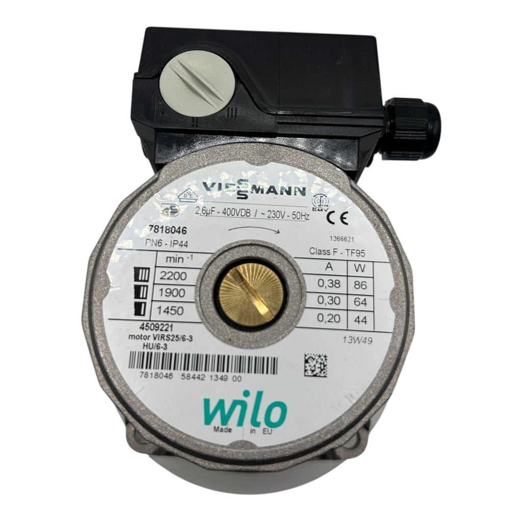 Viessmann Umwälzpumpenmotor 7818046 W-HE SCA 7874716 Umwälzpumpe ersetzt 7818045