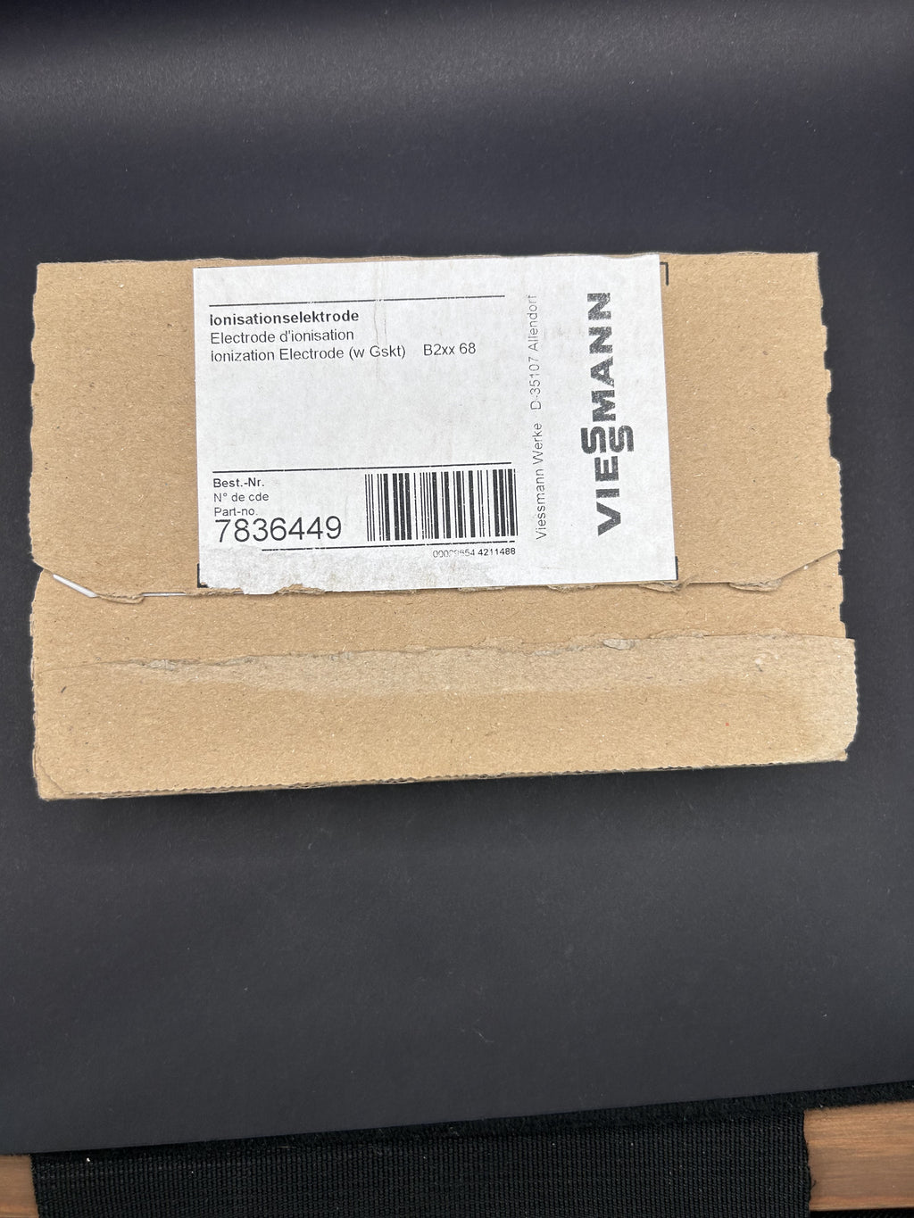 Viessmann Ionisationselektrode Vitodens 13/19KW 7836449 Überwachungselektrode
